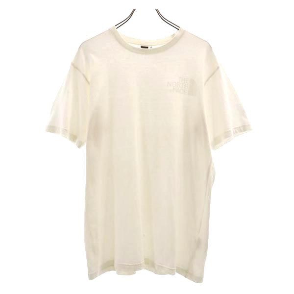 THE NORTH FACE ザノースフェイス TEK TEE NT31230 プリント 半袖 Tシャツ XL 白系 アウトドア ロゴ