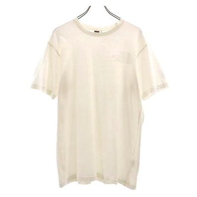 THE NORTH FACE ザノースフェイス TEK TEE NT31230 プリント 半袖 Tシャツ XL 白系 アウトドア ロゴ