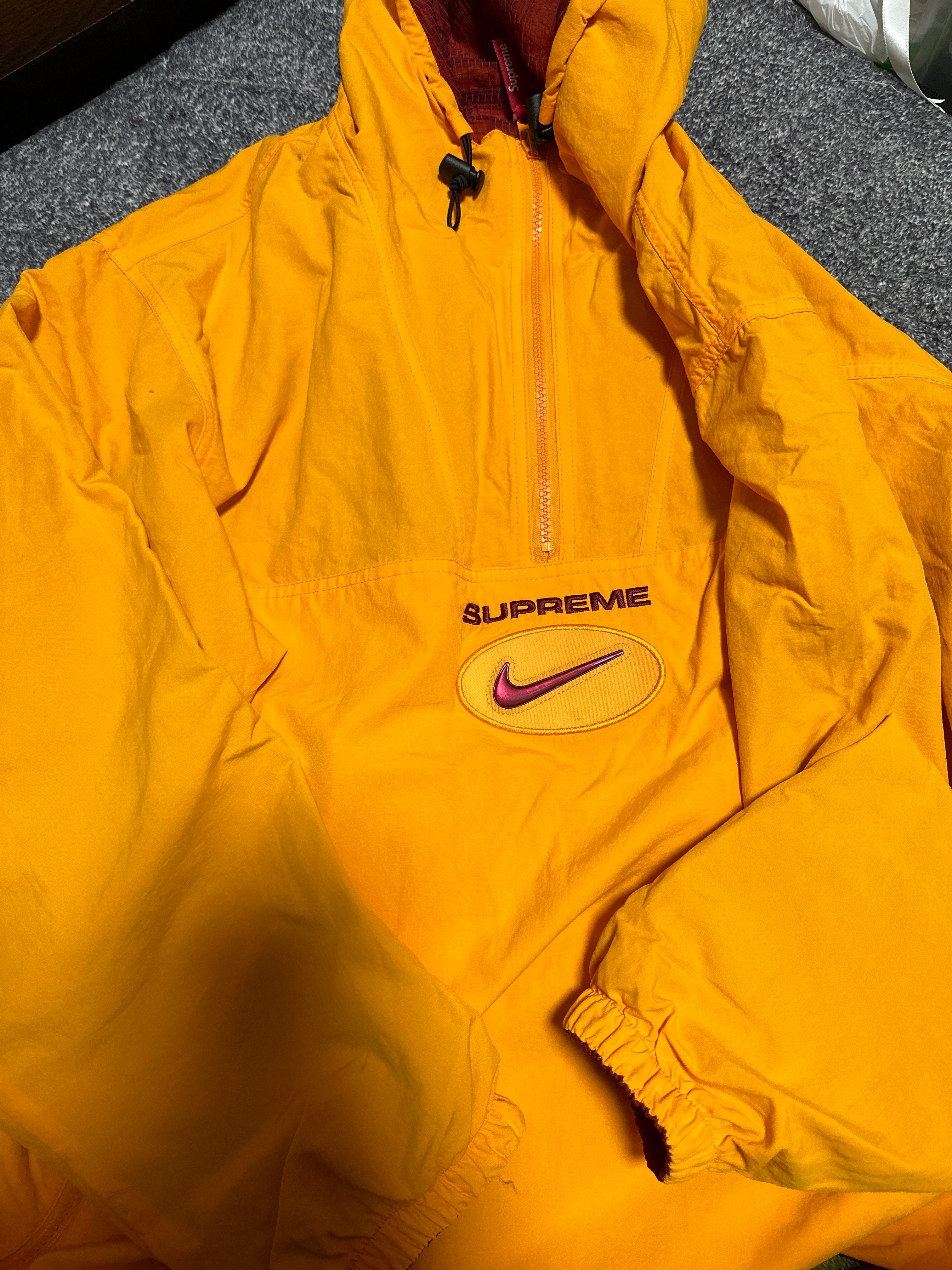 Supreme / Nike Jewel Reversible Ripstop Anorak "Orange"