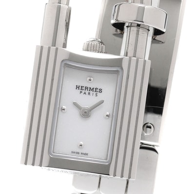★箱・保 エルメス ケリーウォッチ KE4.110 レディース 【中古】