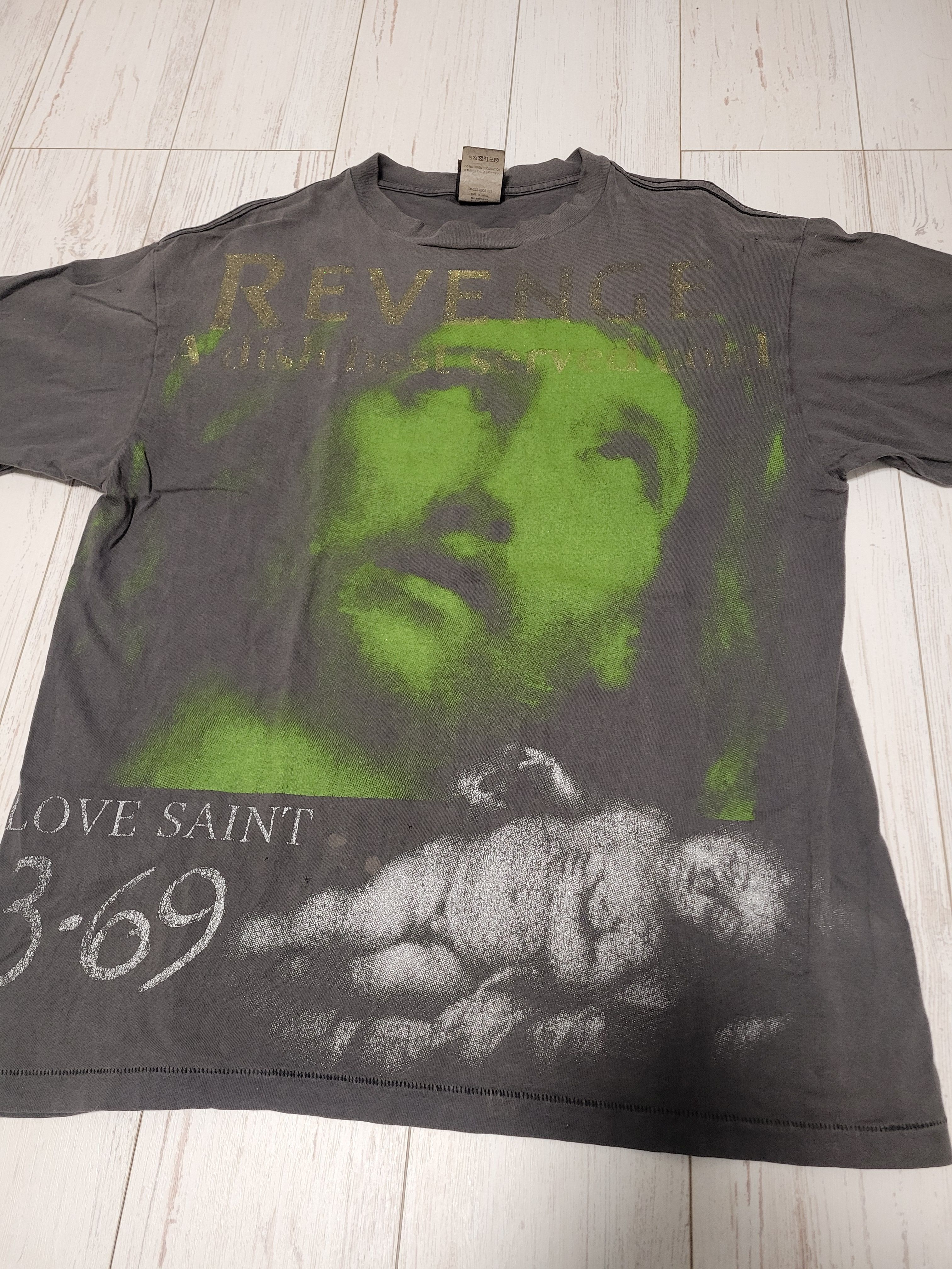 SAINT Mxxxxxx x BerBerJin BJ SS Tee/Revenge "Black"