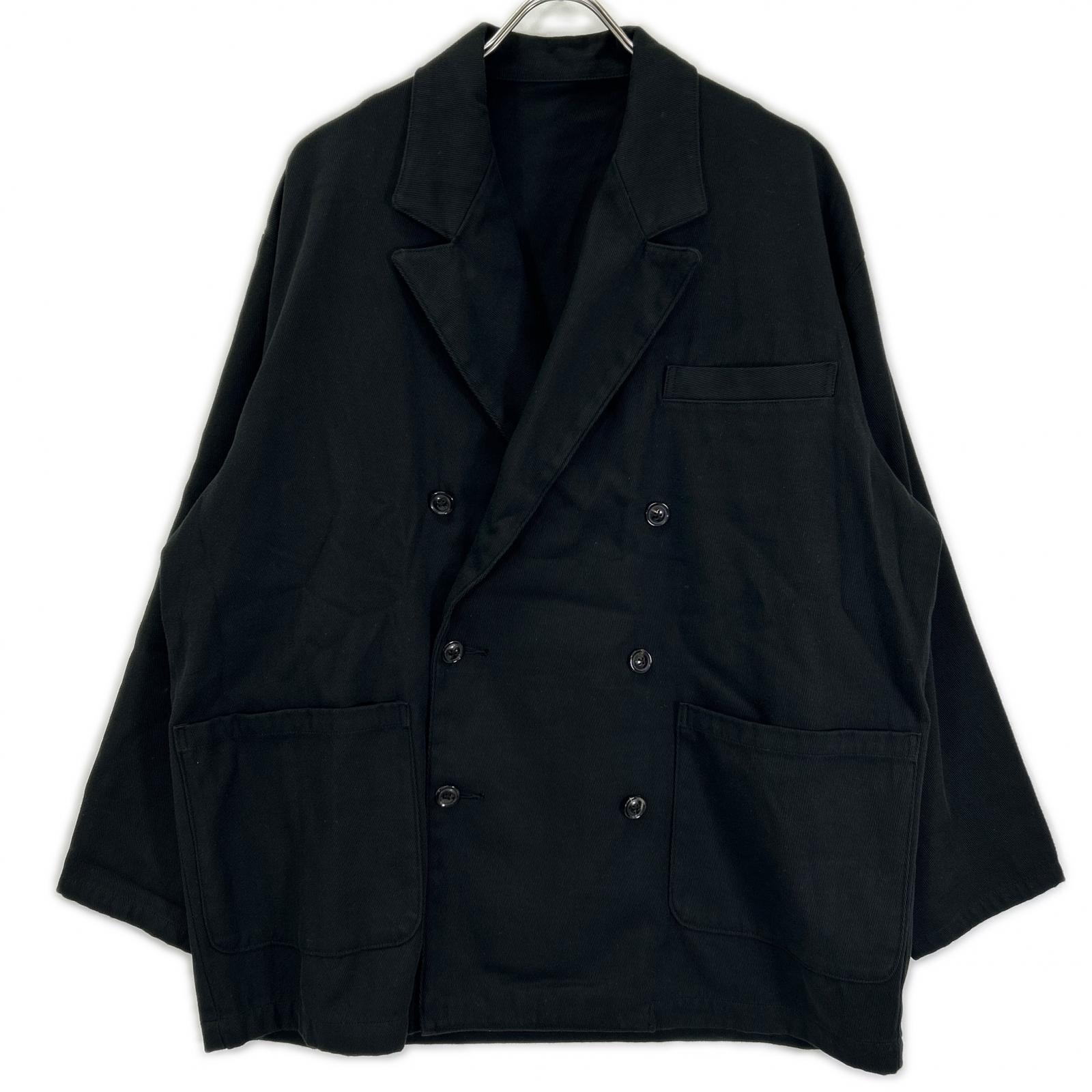 ポータークラシック ブラック ORGANIC DOUBLE TWILL DOUBLE JACKET M