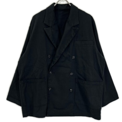 ポータークラシック ブラック ORGANIC DOUBLE TWILL DOUBLE JACKET M