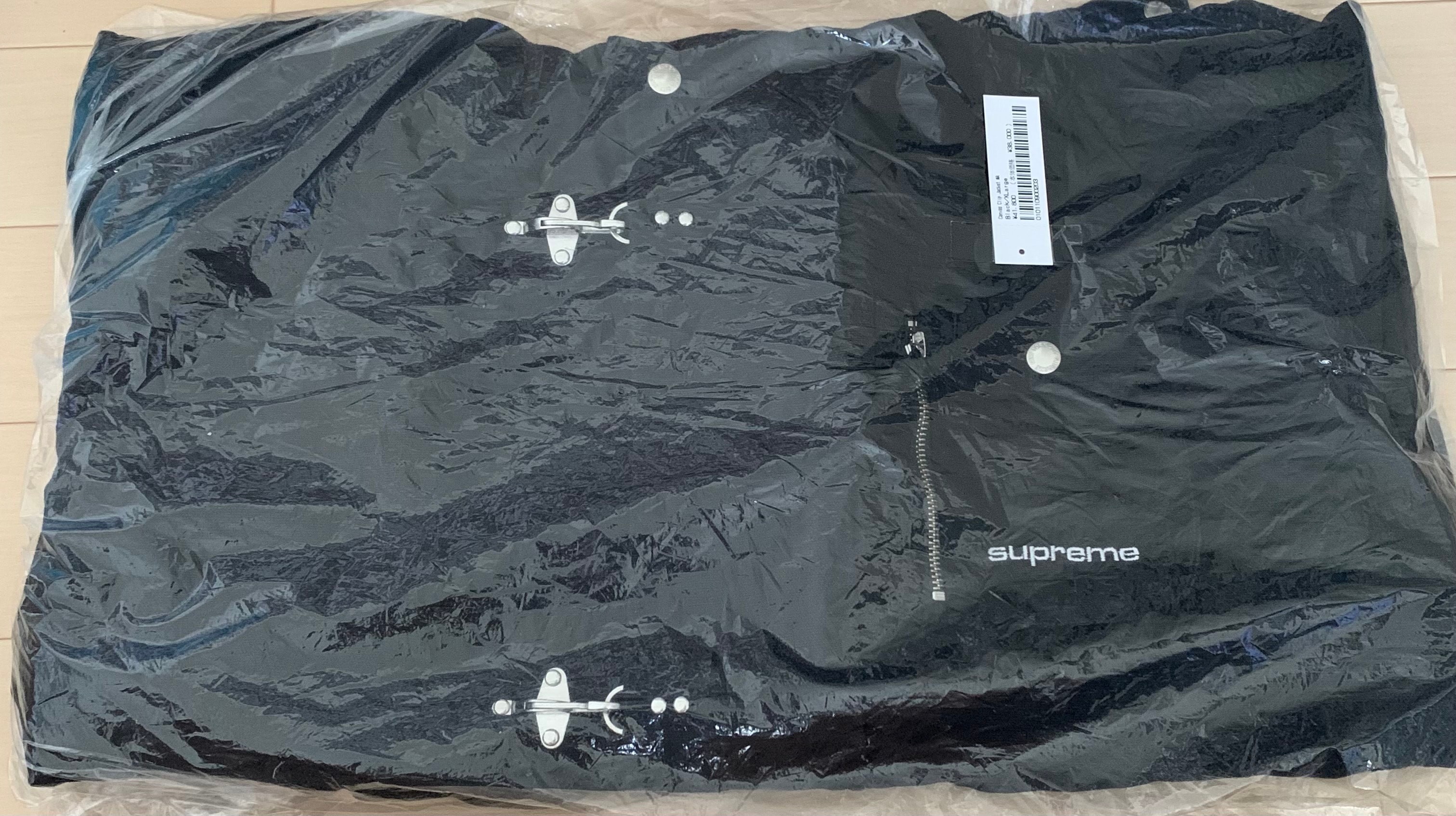 Supreme Canvas Clip Jacket "Black"