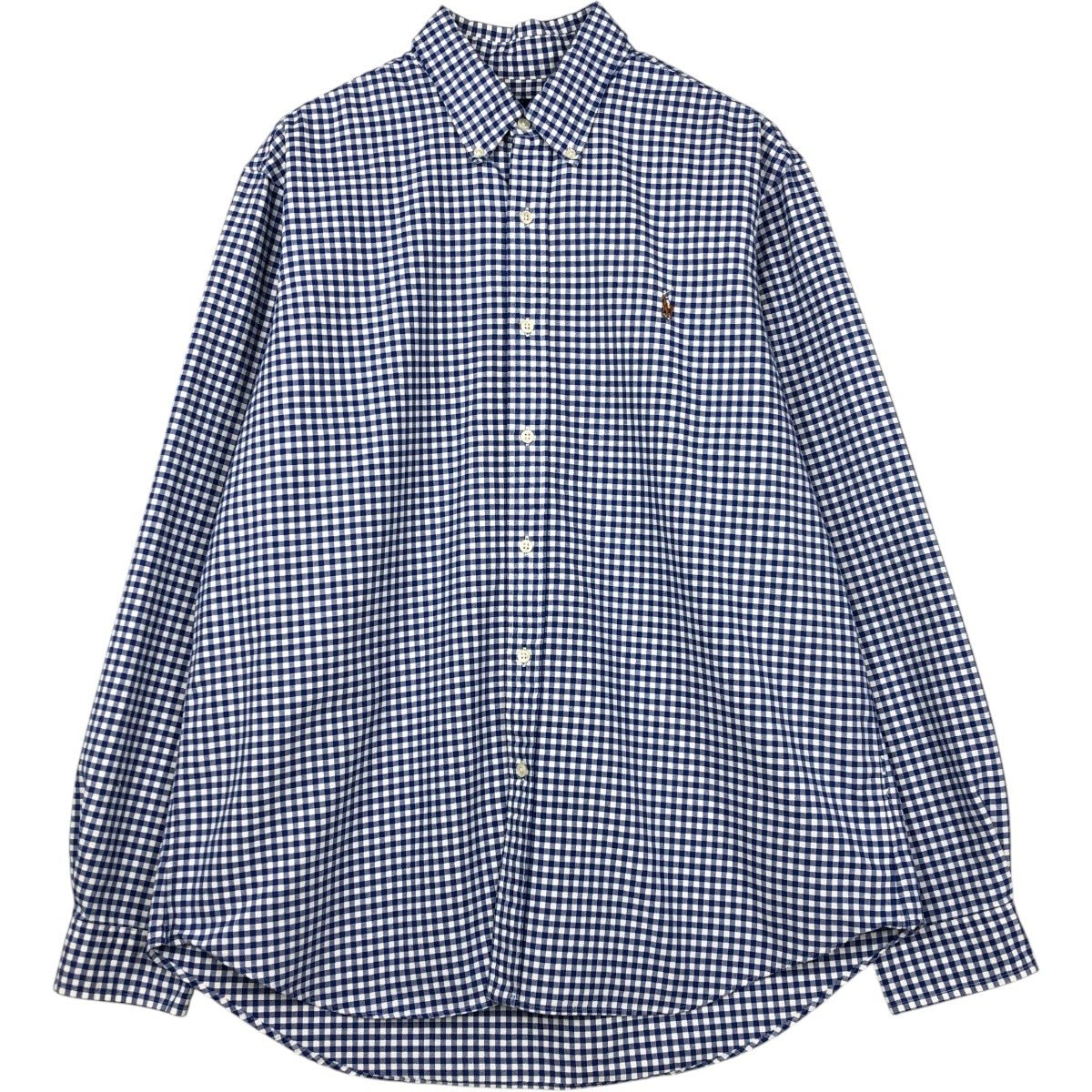古着 ラルフローレン Ralph Lauren 長袖 ボタンダウンチェックシャツ メンズXL相当/eaa676519
