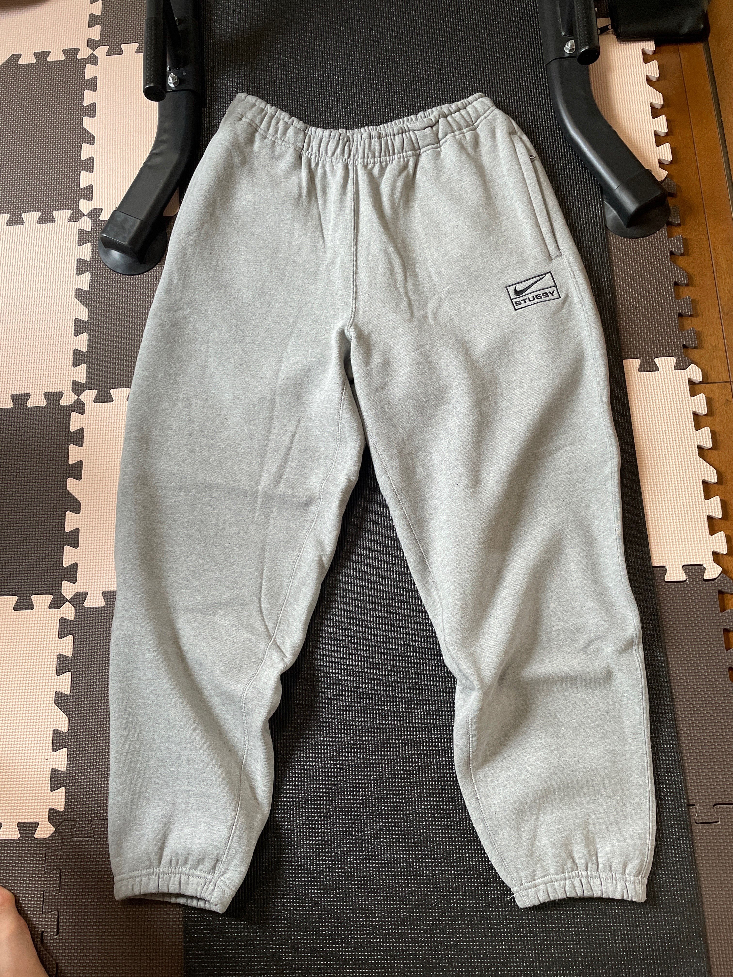 Stussy × Nike NRG Washed Fleece Pant (Asia Size) "Grey" DJ9491-063