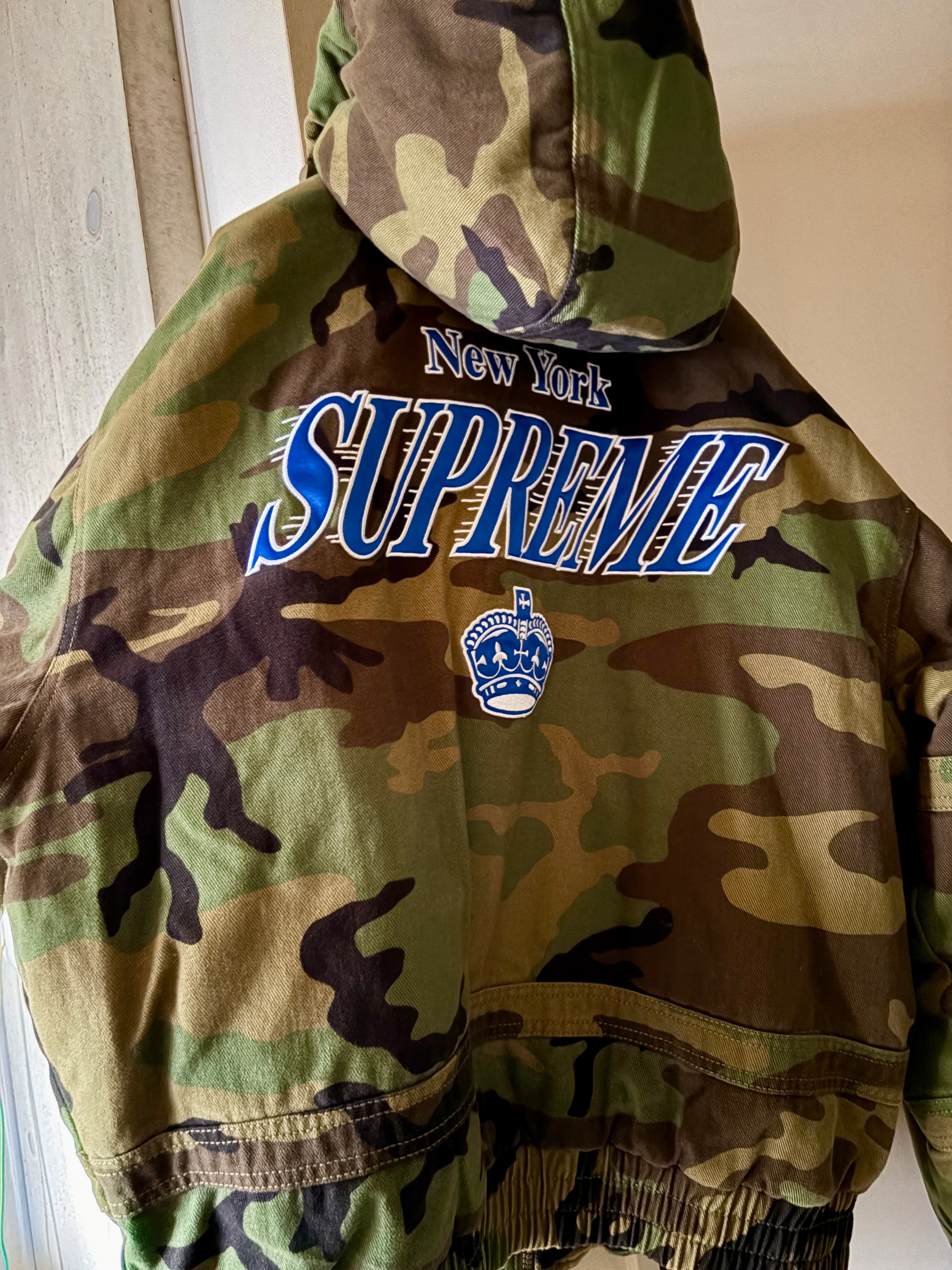 Supreme x Mitchell & Ness Twill Stadium Jacket 