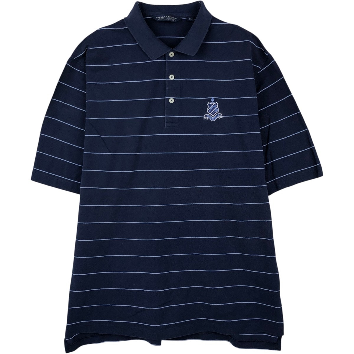 古着 ラルフローレン Ralph Lauren POLO GOLF ポロゴルフ 半袖 ボーダー ポロシャツ メンズXL相当/eaa667449