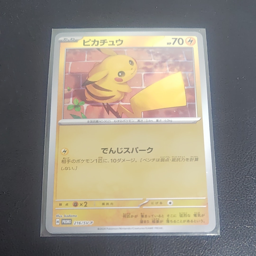 ピカチュウ P [SV-P 216](プロモカードパック「ポケカの夏がキタ!プロモカードGetキャンペーン!」)
