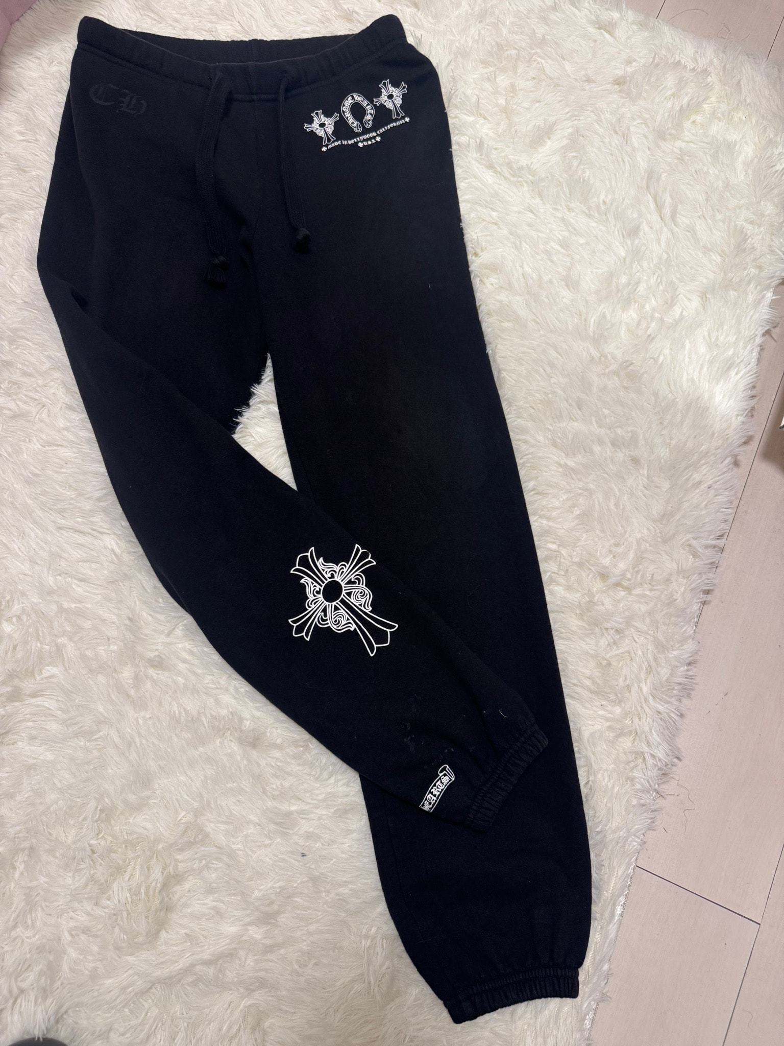 【希少】CHROME HEARTS スウェットパンツ クロスモチーフ
