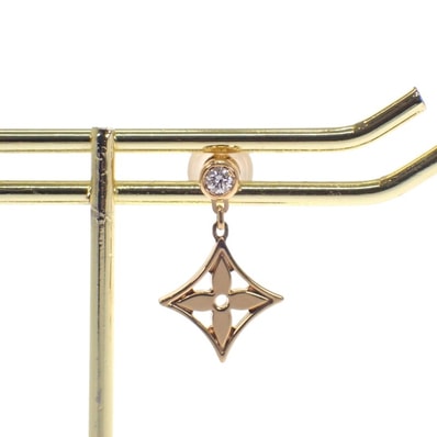 ルイヴィトン モノグラム・イディール Q96168 ピアス【中古】【ABランク】