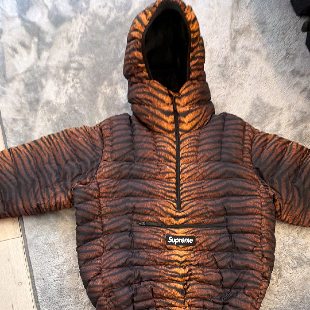 Supreme Micro Down Half Zip Hooded Pullover 