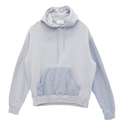 UNUSED アンユーズド US2366 Switching sweat hoodie 吊裏毛 スウィッチング スウェット フーディー パーカー ラベンダー系 3【中古】