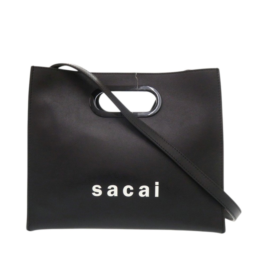 サカイ  New Shopper Bag   レザー  ブラック