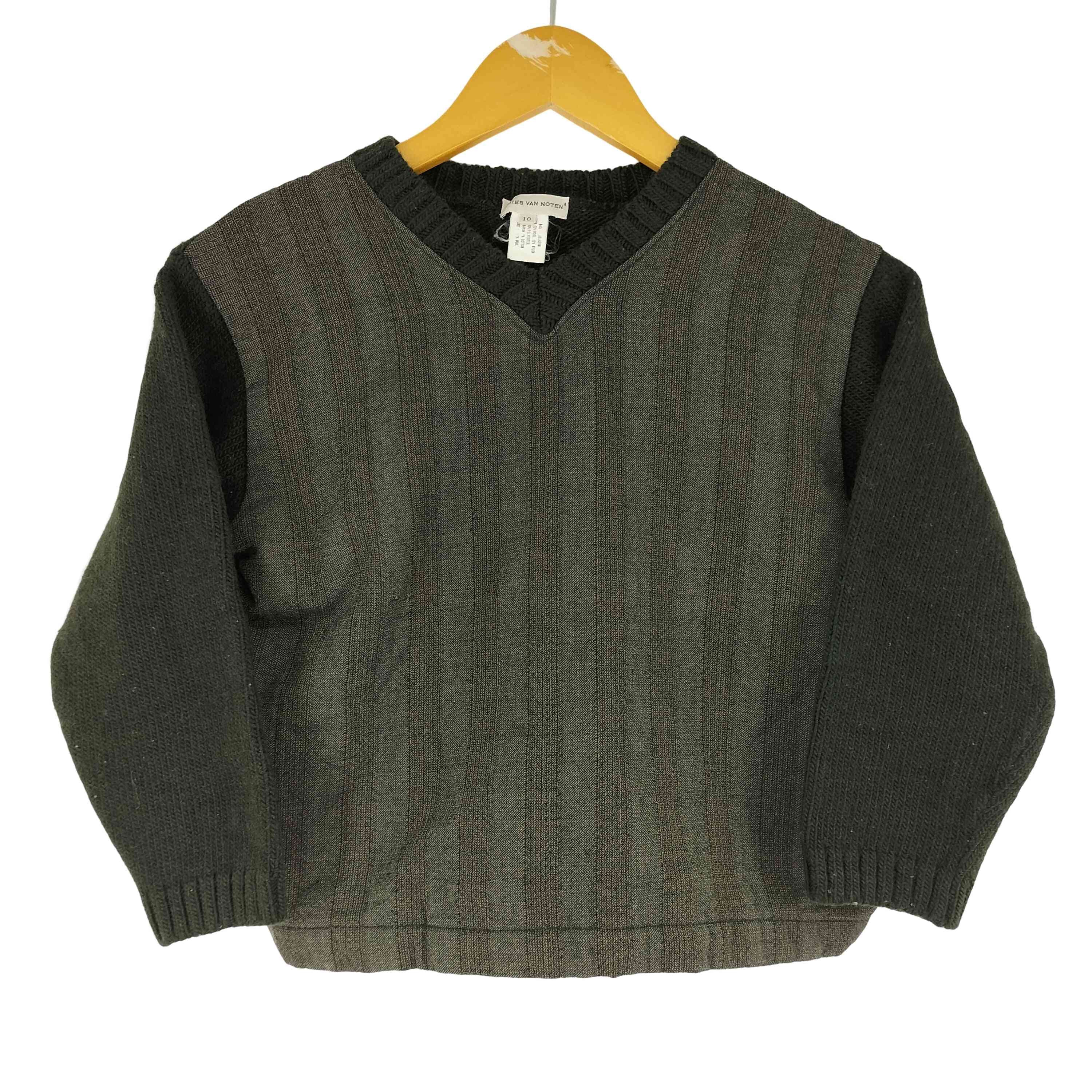 ライカ期 クロップド切り替えニット【1140326776186】