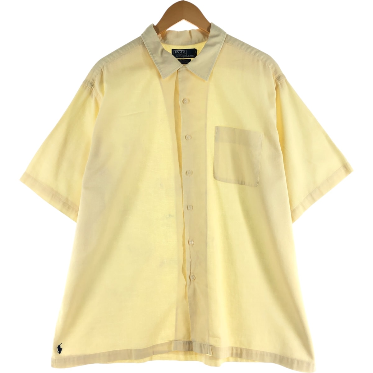 古着 ラルフローレン Ralph Lauren POLO by Ralph Lauren CALDWELL 半袖 ボックスシャツ メンズXXL相当/eaa533029