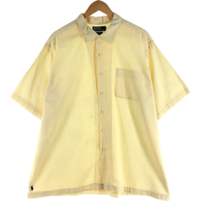 古着 ラルフローレン Ralph Lauren POLO by Ralph Lauren CALDWELL 半袖 ボックスシャツ メンズXXL相当/eaa533029