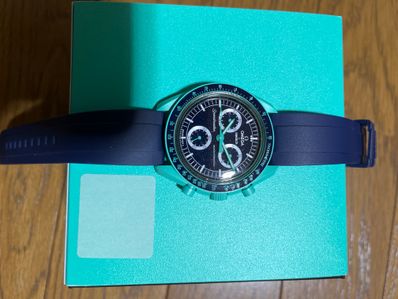 OMEGA x Swatch Bioceramic Moonswatch Mission On Earth "Polar Lights" SO33L103