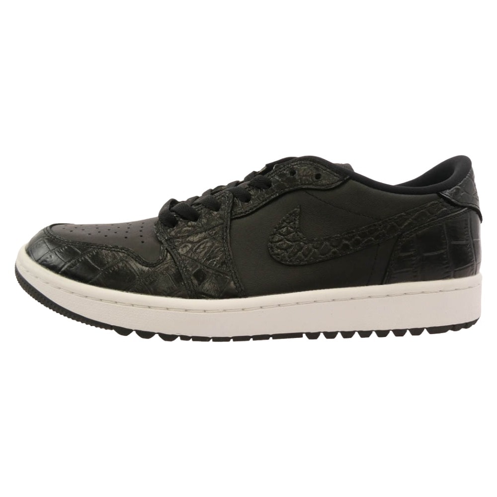 NIKE ナイキ スニーカー DD9315-003 Air Jordan 1 Low Golf Black Crocodile Skin エアジョーダン1 ロー ゴルフ ブラック クロコダイル スキン スニーカー 29cm【新古品】【未使用】【中古】