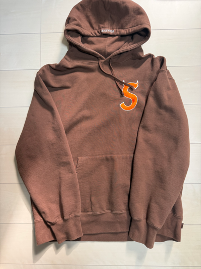 Supreme S Logo Hooded Sweatshirt "Brown" (22FW)