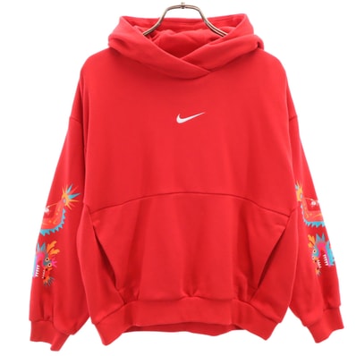 NIKE ナイキ 長袖 スウェットパーカー L レッド