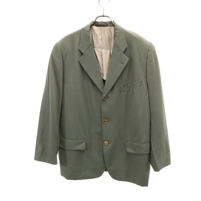 COMME des GARCONS HOMME PLUS コムデギャルソンオムプリュス 1991年 90s 日本製 オールド テーラードジャケット M オリーブ