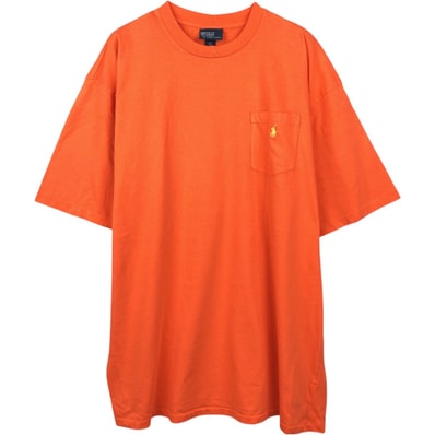 古着 ラルフローレン Ralph Lauren POLO by Ralph Lauren 半袖 ワンポイントロゴポケットTシャツ メンズXL相当/eaa653797