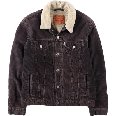古着 リーバイス Levi's トラッカージャケット 中綿入り コーデュロイボアジャケット メンズM相当/eaa633231