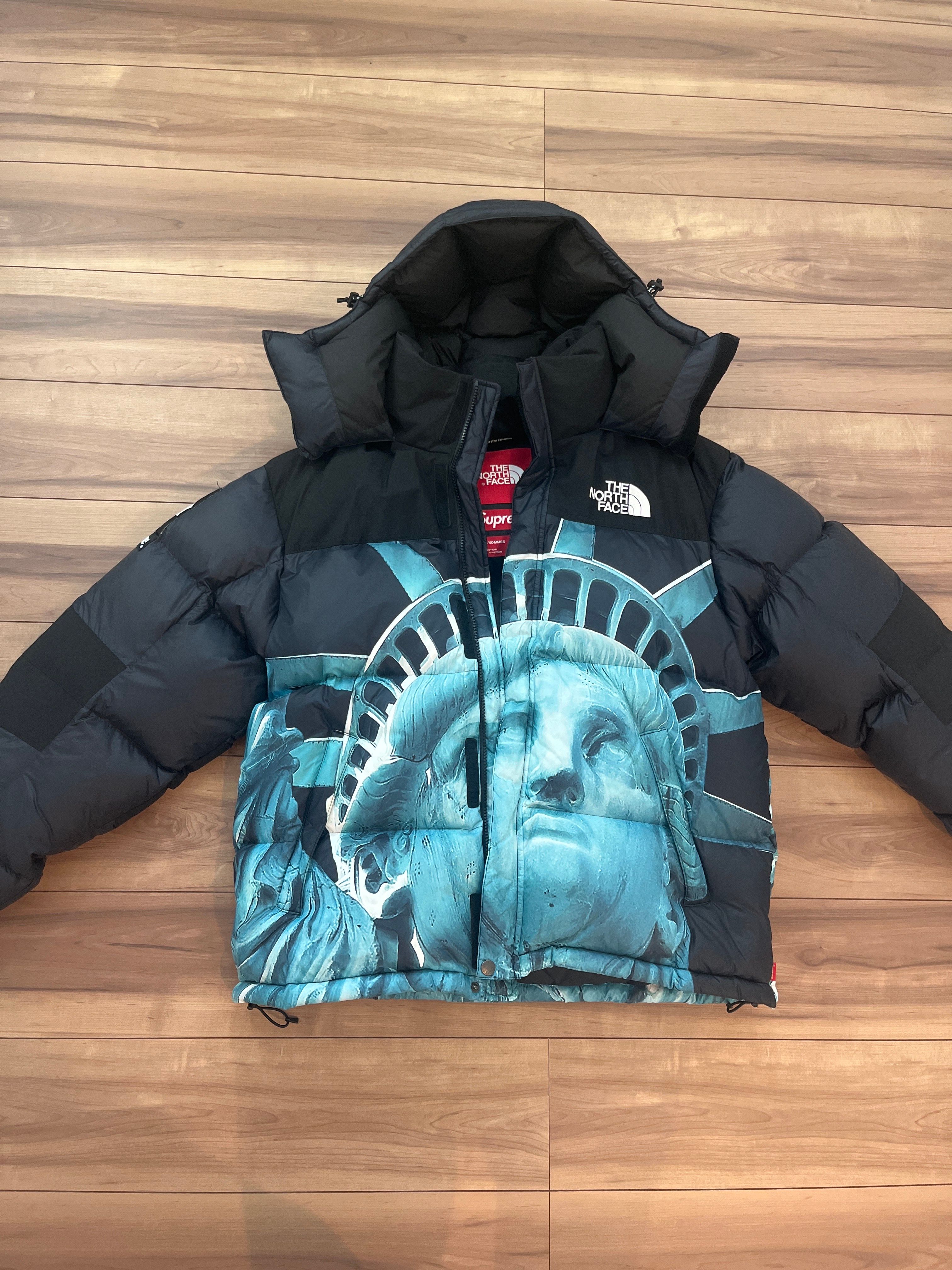 Supreme x The North Face Statue of Liberty Baltoro Jacket "Black"