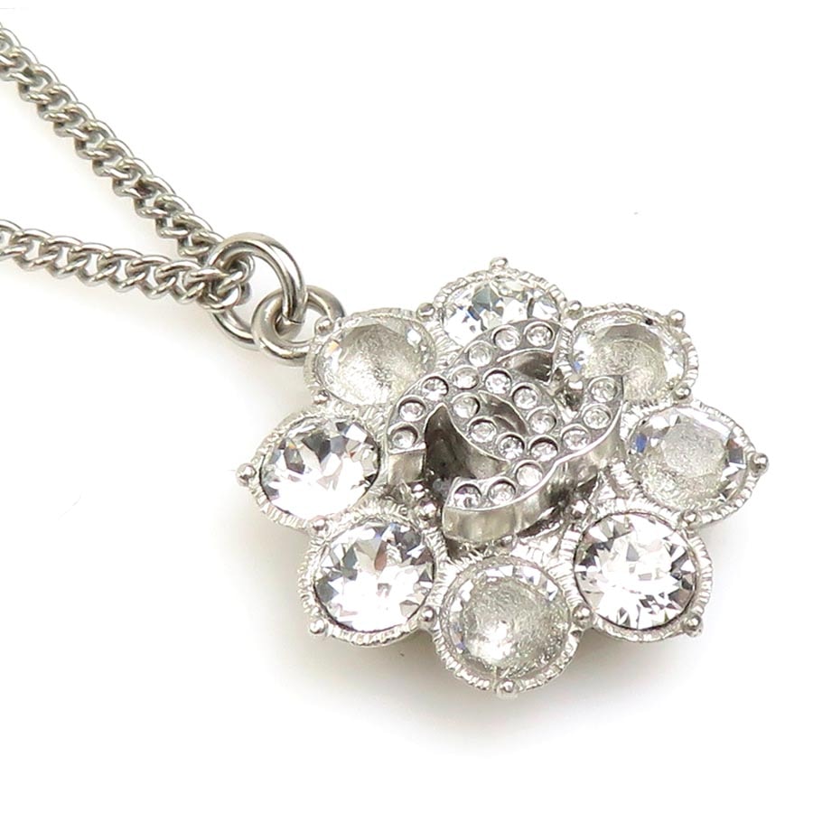 シャネル CHANEL ネックレス メタル シルバー レディース【中古】 h31180j