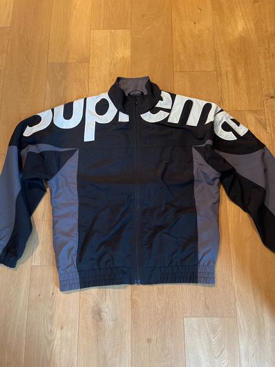 Supreme Shoulder Logo Track Jacket "Black"