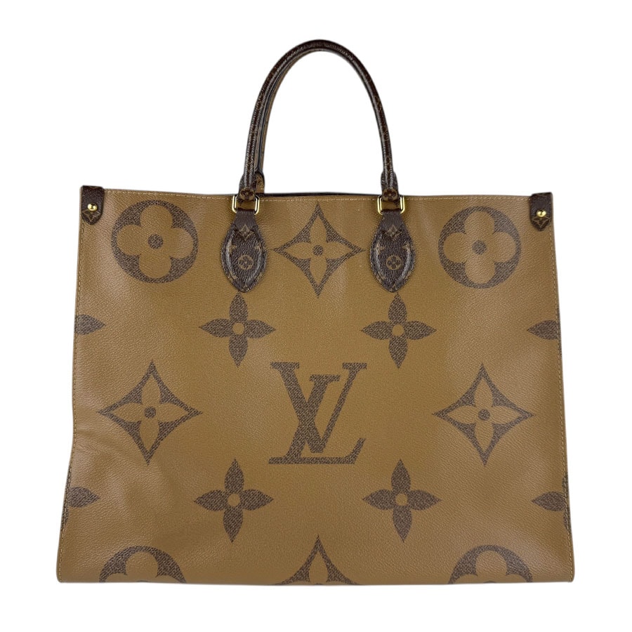 ルイ ヴィトン LOUIS VUITTON ハンドバッグ トートバッグ モノグラム ジャイアント リバース オンザゴーGM/モノグラム ジャイアント ブラウン ユニセックス M44576【中古】 z7755