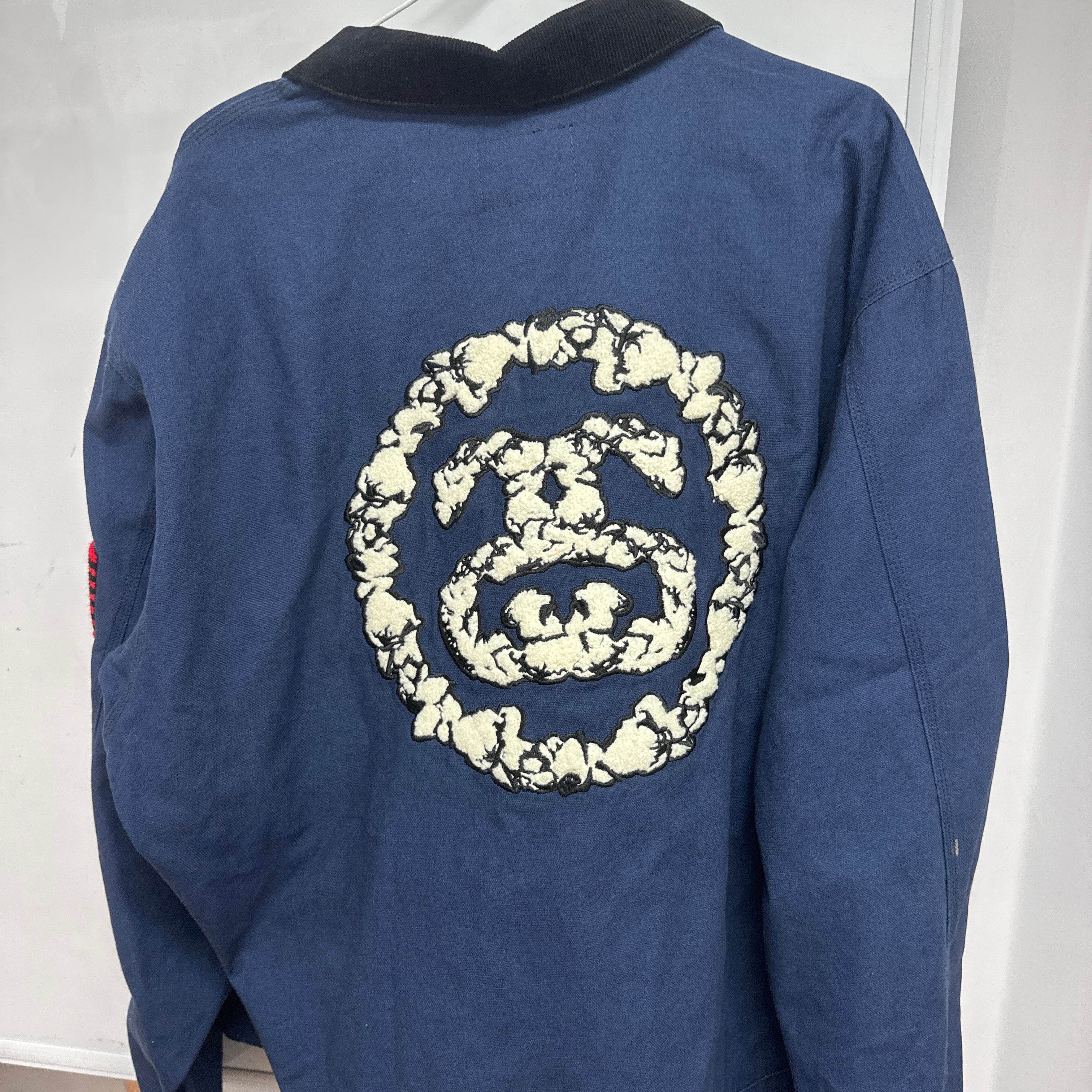 Stussy x Denim Tears Canvas Jacket "Blue"