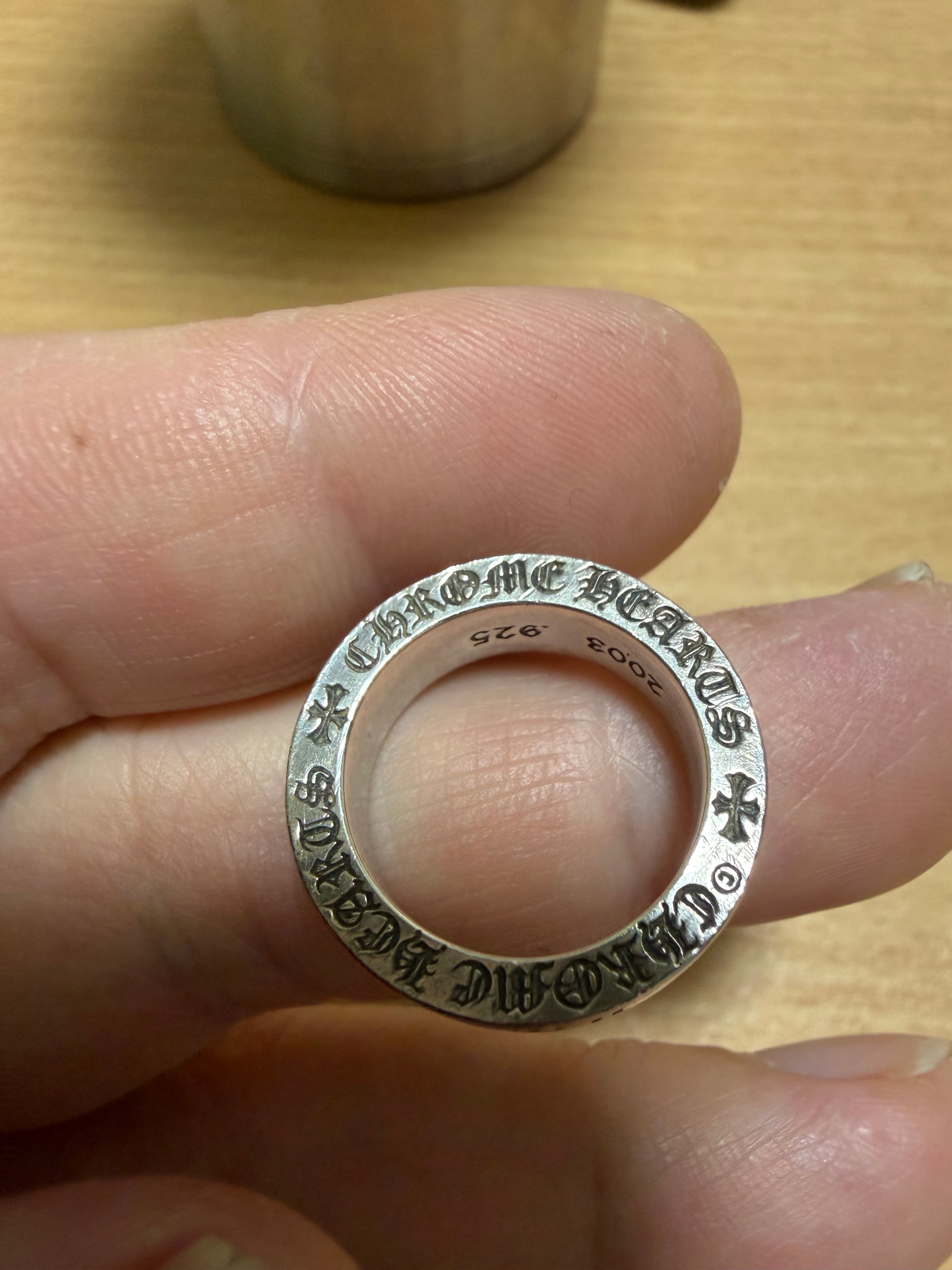 Chrome Hearts Spacer Ring 6mm CH Forever "Silver"