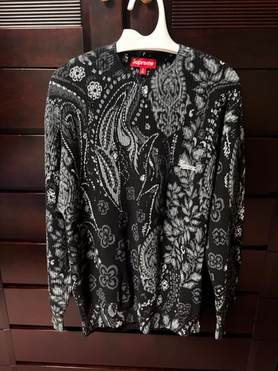 Supreme Printed Paisley Sweater Supreme Printed Paisley Sweater