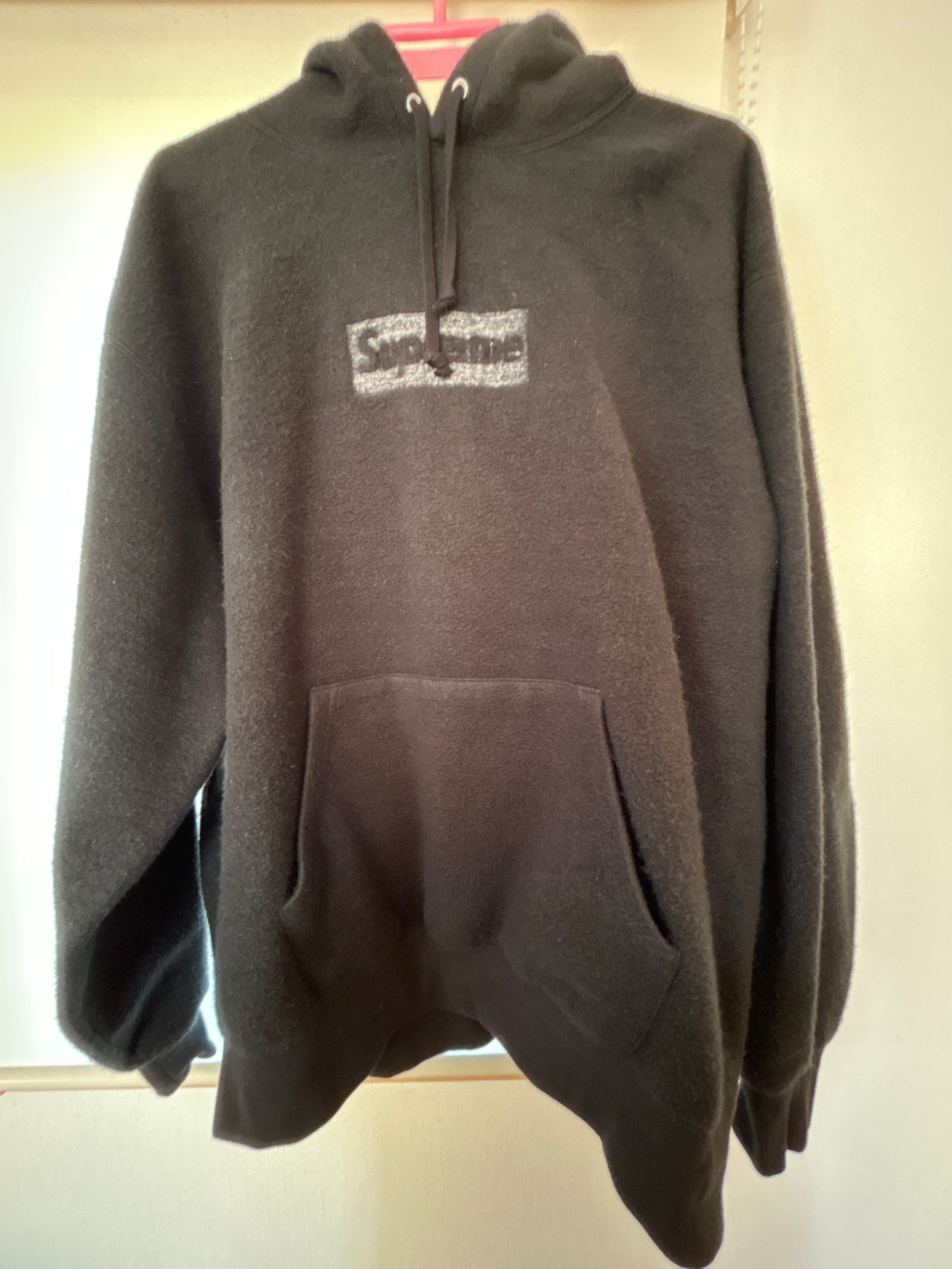 Supreme Inside Out Box Logo Hooded Sweatshirt "Black"