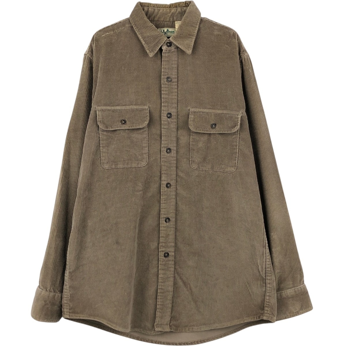 古着 エルエルビーン L.L.Bean 長袖 コーデュロイシャツ USA製 メンズM相当/eaa675070