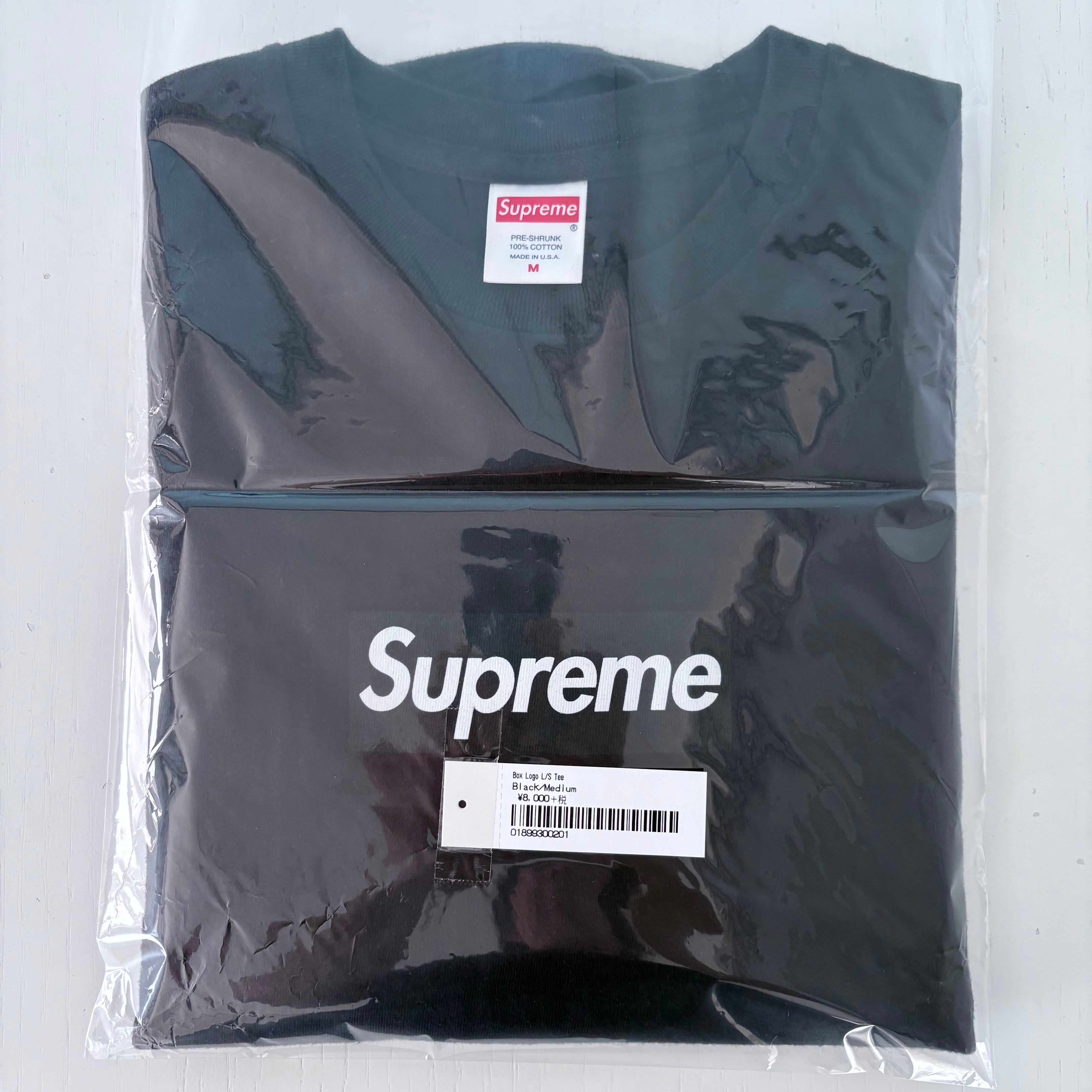 Supreme Box Logo L/S Tee "Black"