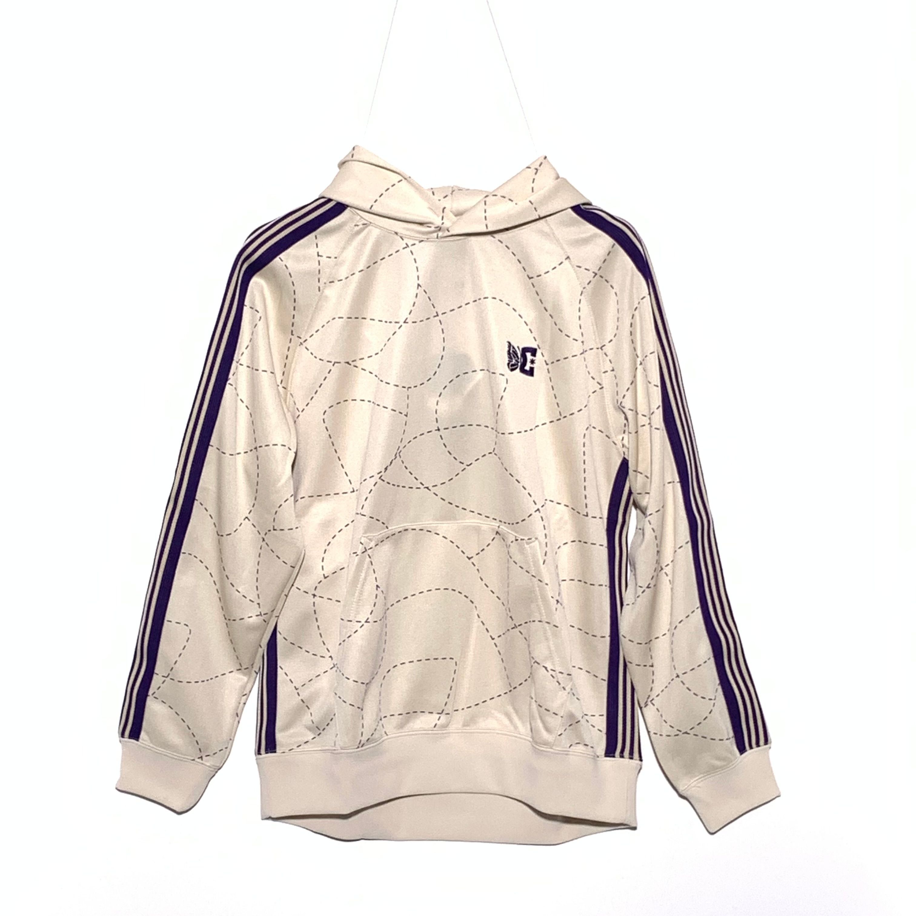 Needles x DC SHOES Track Hoody - Poly Smooth / Printed "Ivory"