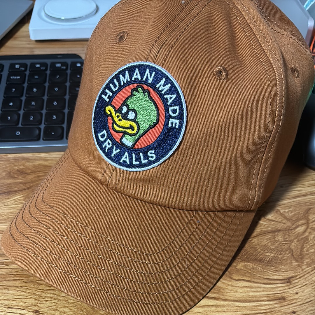 HUMAN MADE 6Panel Twill Cap "Brown"