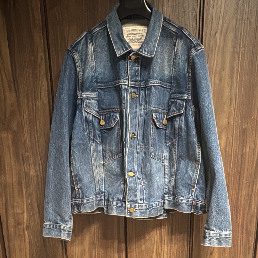 sacai x LEVI'S Men's Denim Jacket "Blue" 25-03708M / 0035I-0002