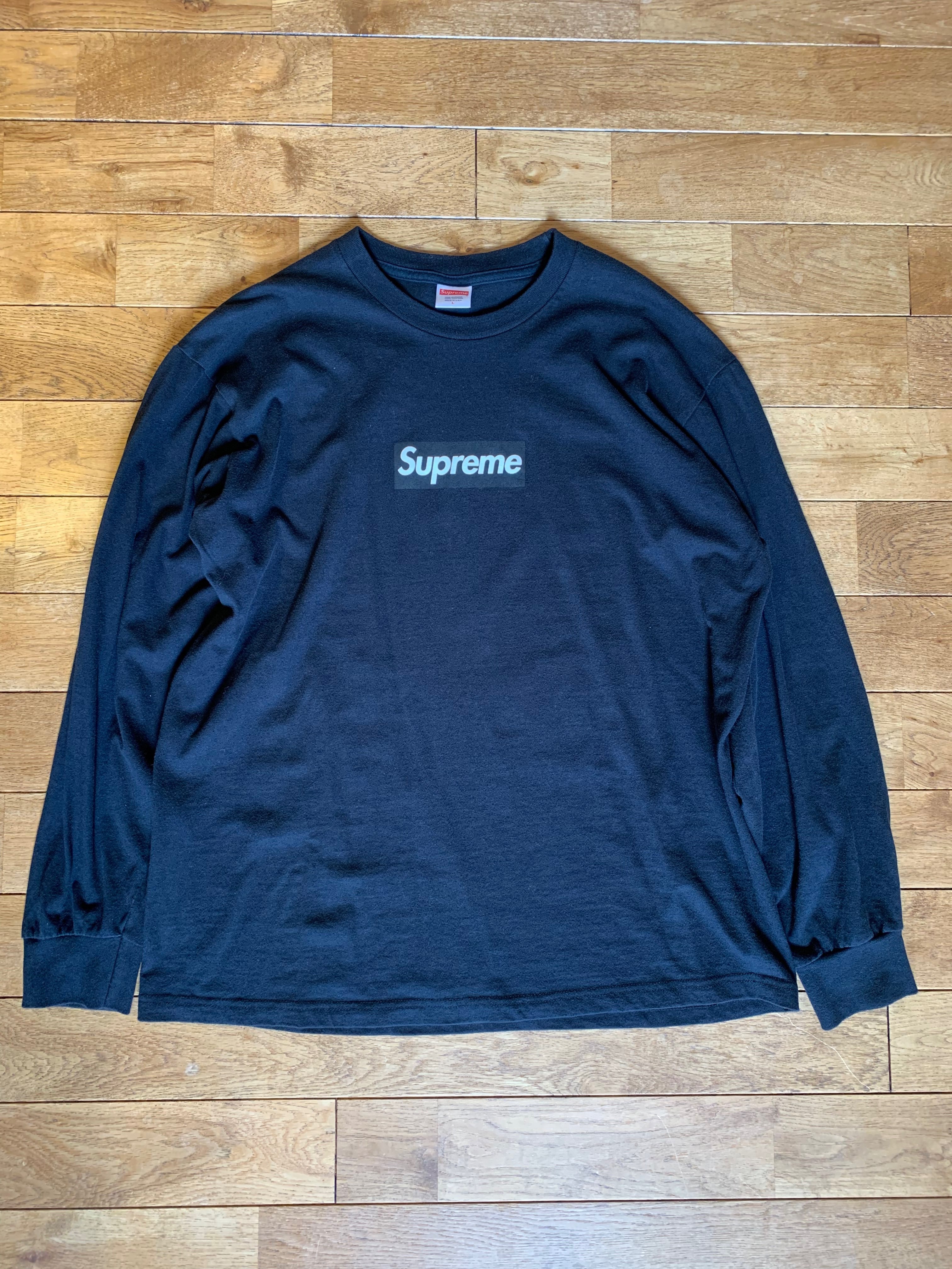 Supreme Box Logo L/S Tee "Black"