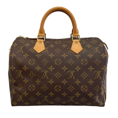 LOUIS VUITTON ルイヴィトン ハンドバッグ スピーディー30 M41526 モノグラムキャンバス ブラウン 茶 ゴールド金具 レディース【中古品】