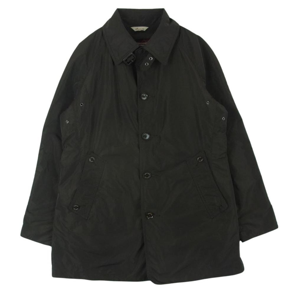 BARACUTA バラクータ ステンカラーコート ZBG735 THERMORE ライナー付 ステンカラー コート ジャケット ダークブラウン系 38【中古】