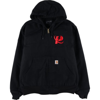 古着 カーハート Carhartt アクティブジャケット Loose Fit ダックフルジップパーカー メンズL相当/eaa598271