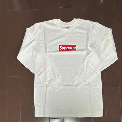 Supreme Box Logo L/S Tee "White"