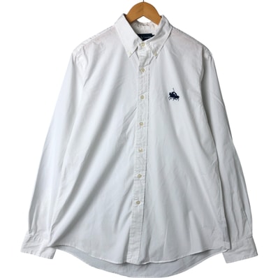 古着 ラルフローレン Ralph Lauren CUSTOM FIT 長袖 ボタンダウンシャツ メンズL相当/eaa549239