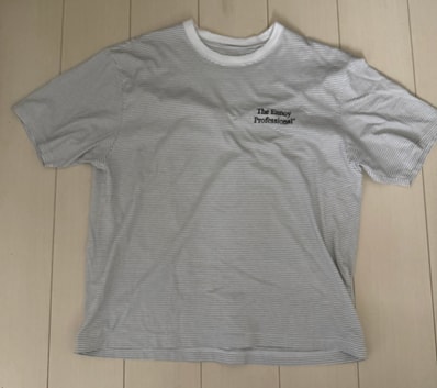 ENNOY 22SS S/S Border Tee "White" SS22BRENCT05AM