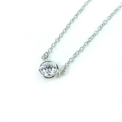 極美品 ティファニー ネックレス バイザヤード シルバー レディース