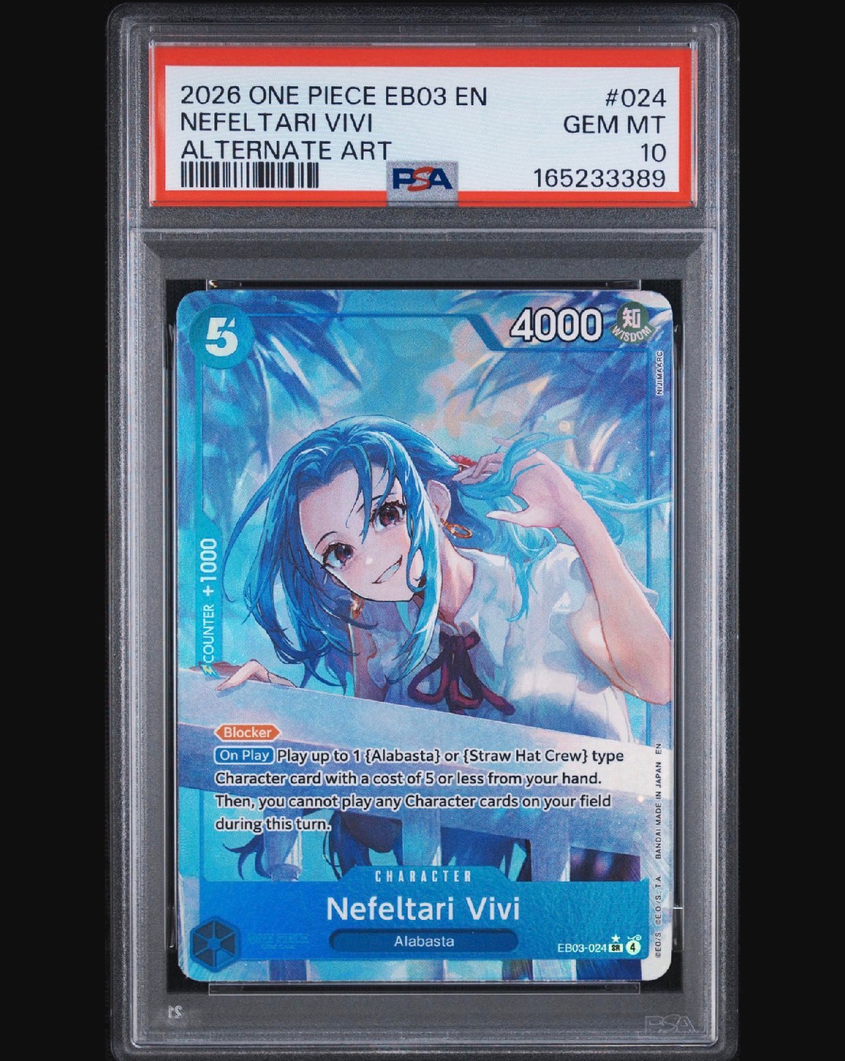 PSA10】ネフェルタリ・ビビ SR-P [EB03-024]【英語版】(エクストラ